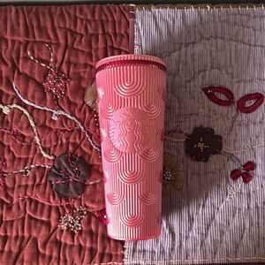 Starbucks Pink Mermaid Siren Scales Cold Cup,2022 Shimmer Pink Shell